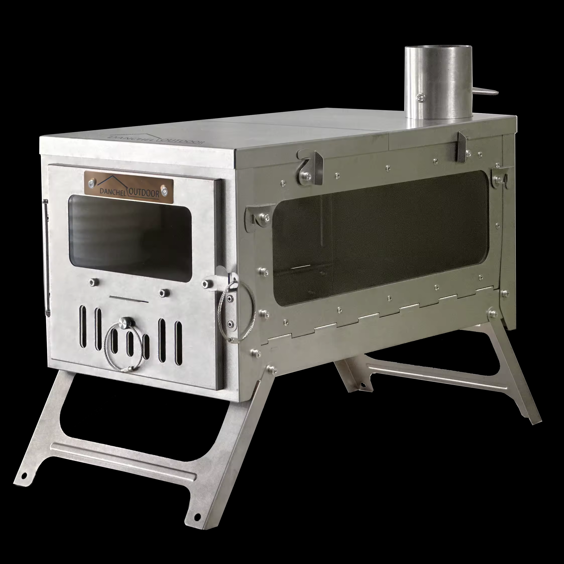 Camping Cooking Youtube - Outdoor 100% TA1 Titanium Tent Stove,