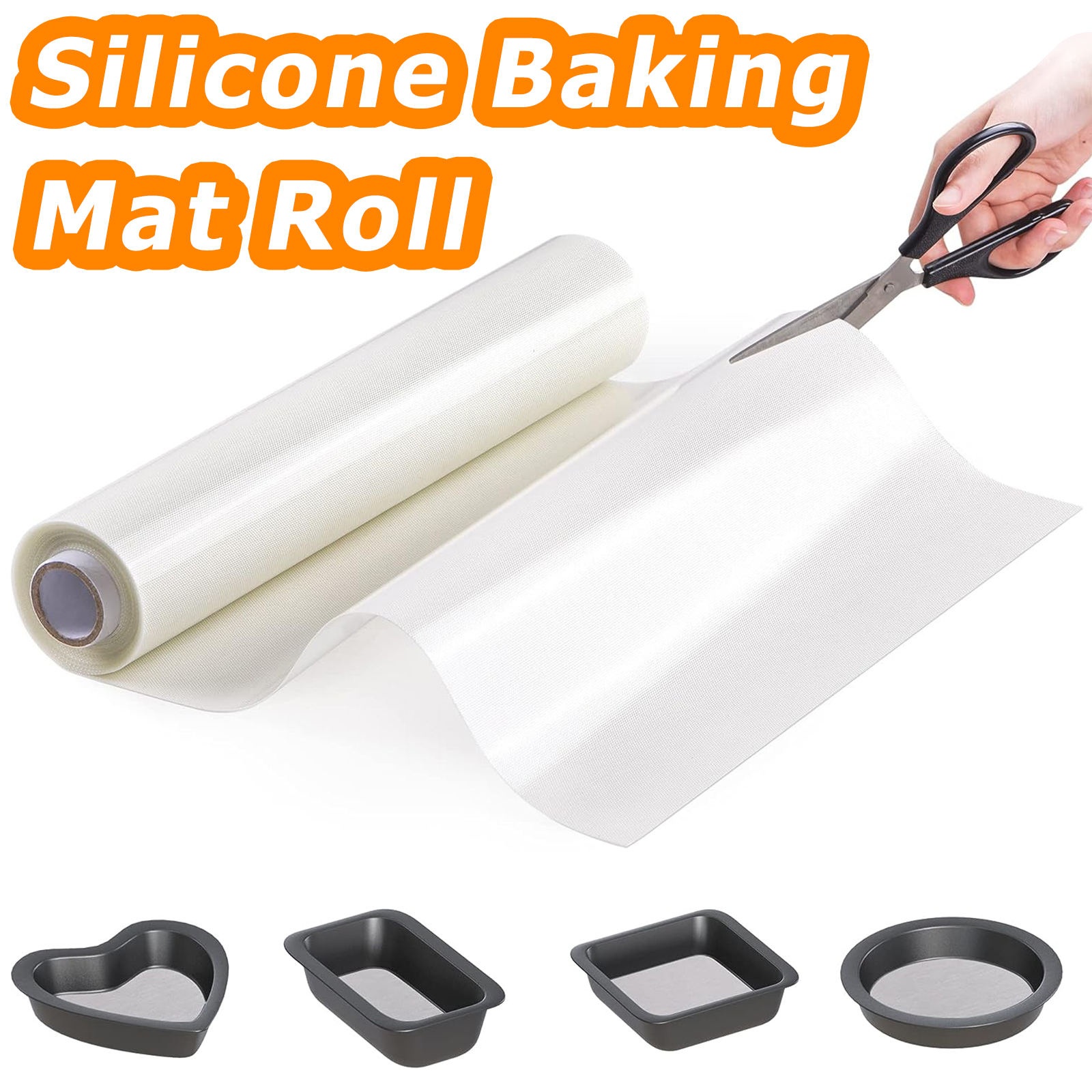 Camping Cooking Mat - Large Silicone Baking Mat Roll, Can