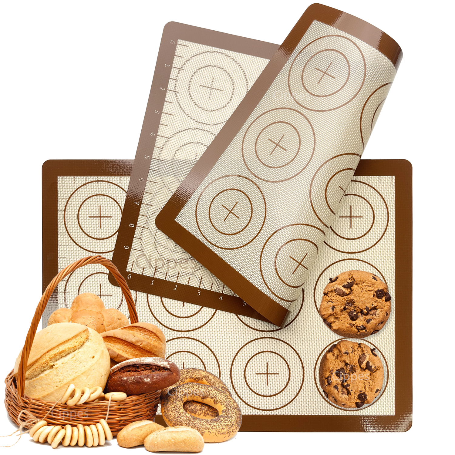 Camping Cooking Mat - 1PC Silicone Baking Mat for Oven,