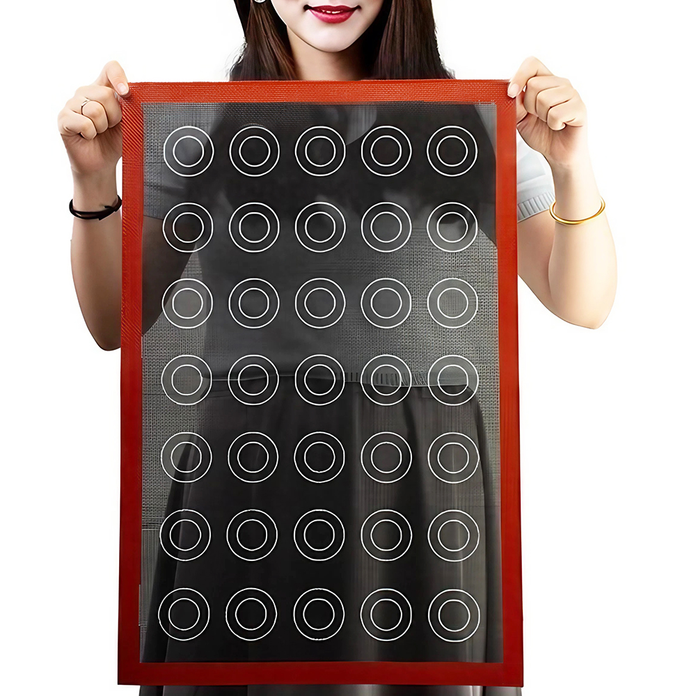 Camping Cooking Mat - Micro-perforated Silicone Baking Mat Large Non-Stick
