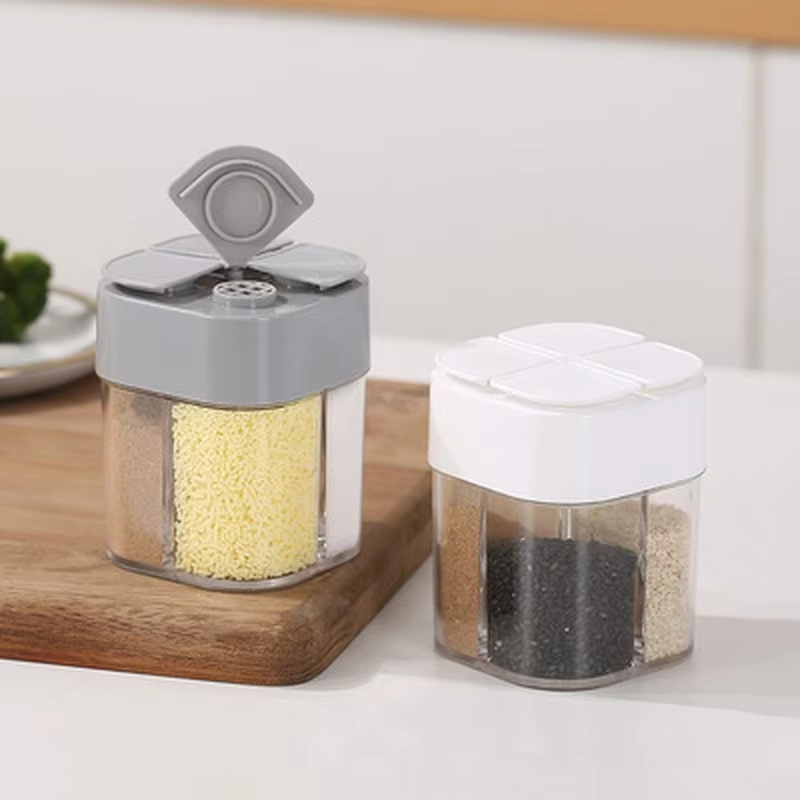 Camping Cooking Full Set - 4 in 1 Plastic Dispenser Camping