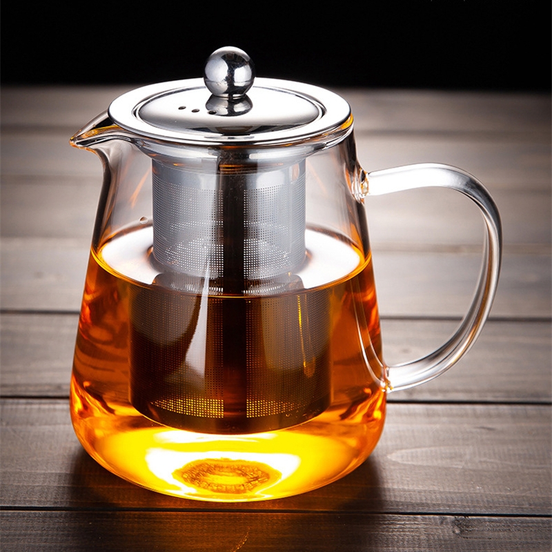 Campfire Cooking In Another World - Arshen 750/950ml Filterable Heat-resistant Glass Teapot