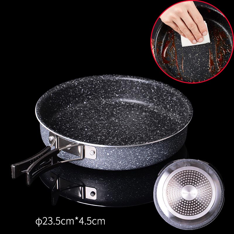 Camping Cooking Cupboard - Camping Folding Non-Stick Frying Fry Pan