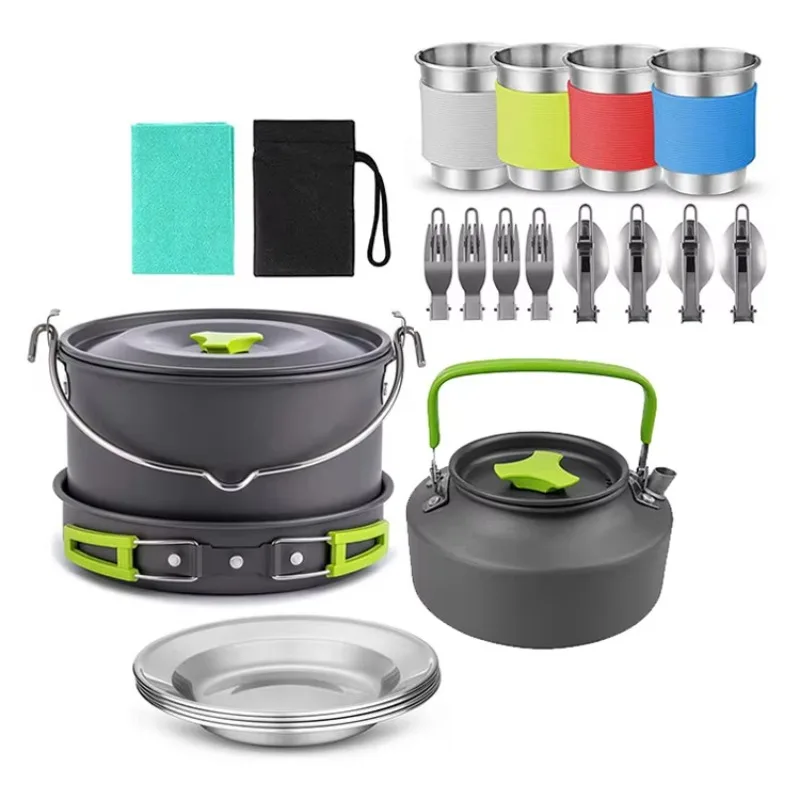 High Quality Outdoor Lightweig – обзор и цена Quality Camping Cooking Set