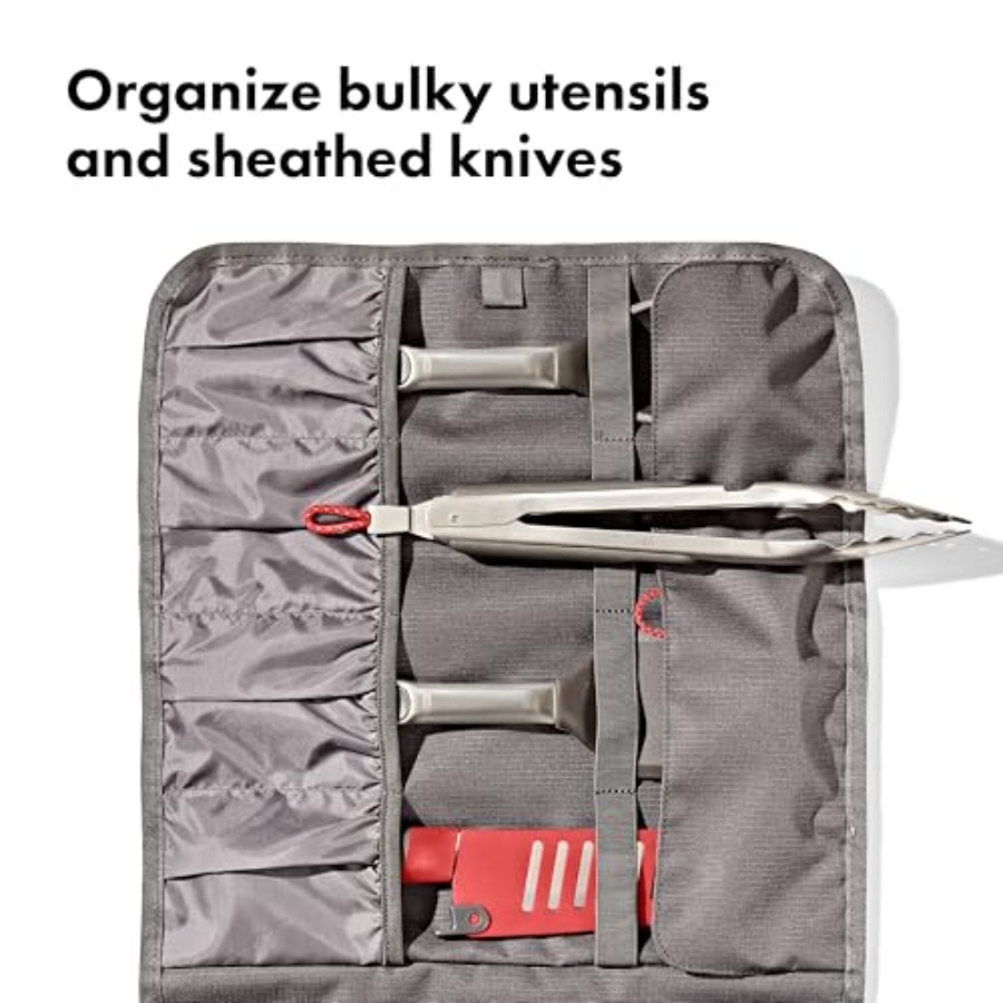 Outdoor Camp Kitchen Tool Roll – обзор и цена Camping Cooking Utensil Roll