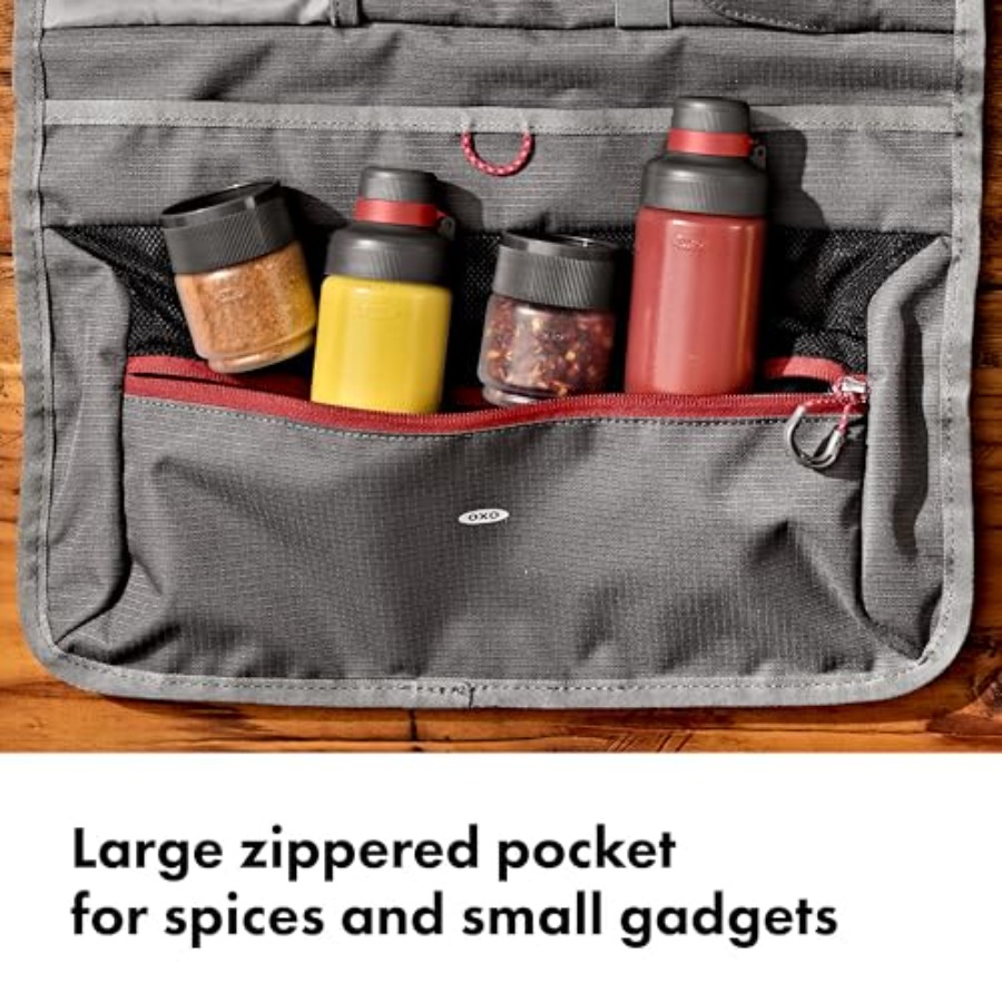 Outdoor Camp Kitchen Tool Roll – обзор и цена Camping Cooking Utensil Roll