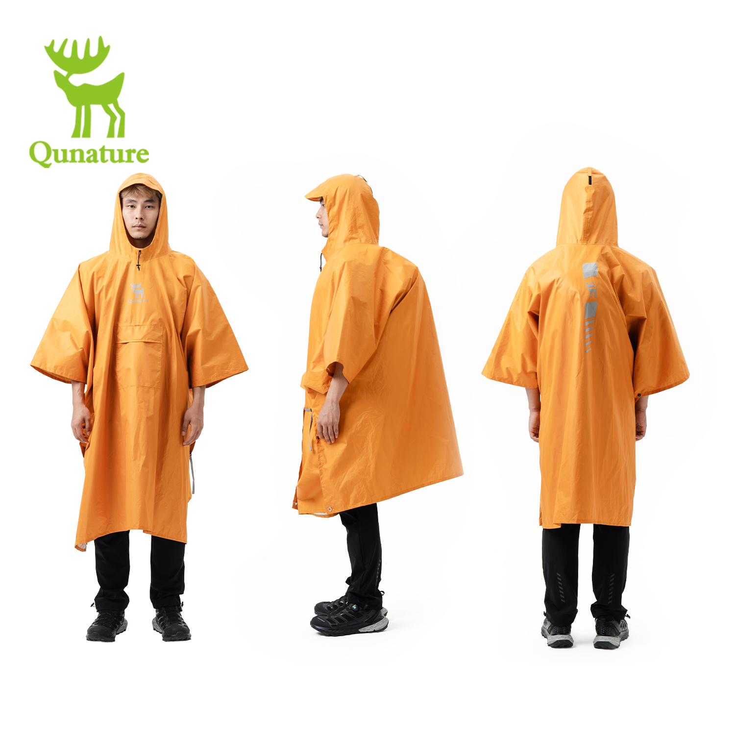 Qunature Raincoat 100% Waterpr – обзор и цена Camping Cooking Windbreak
