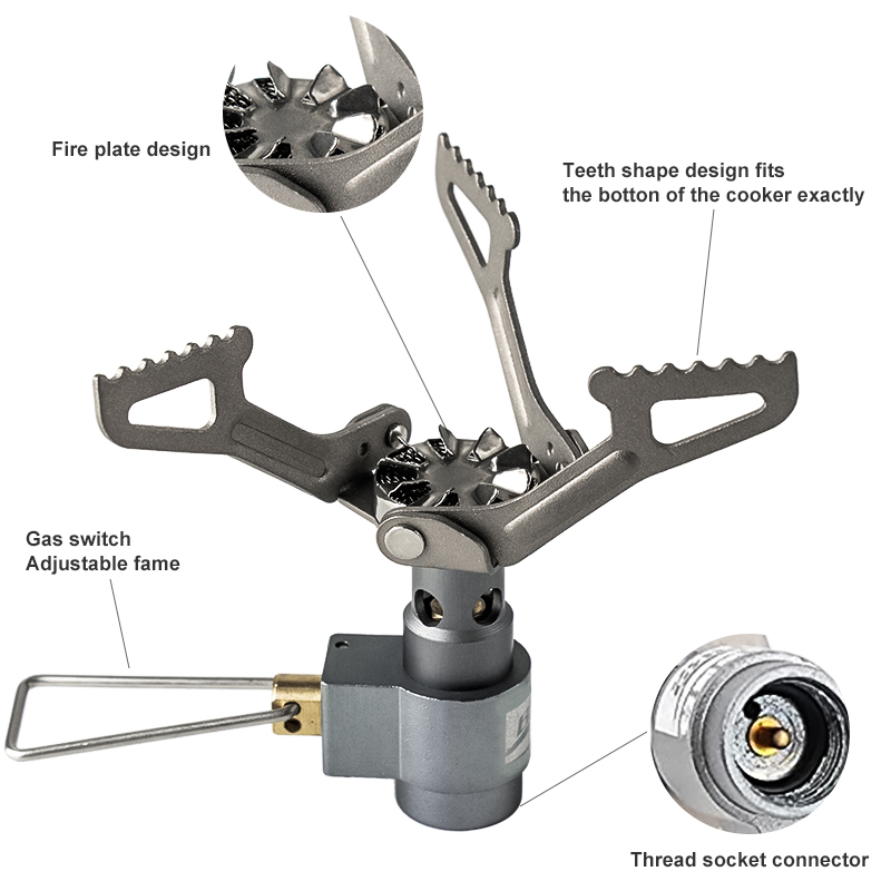 BRS Outdoor Gas Stove Mini Cam – обзор и цена Camping Cooking Butane