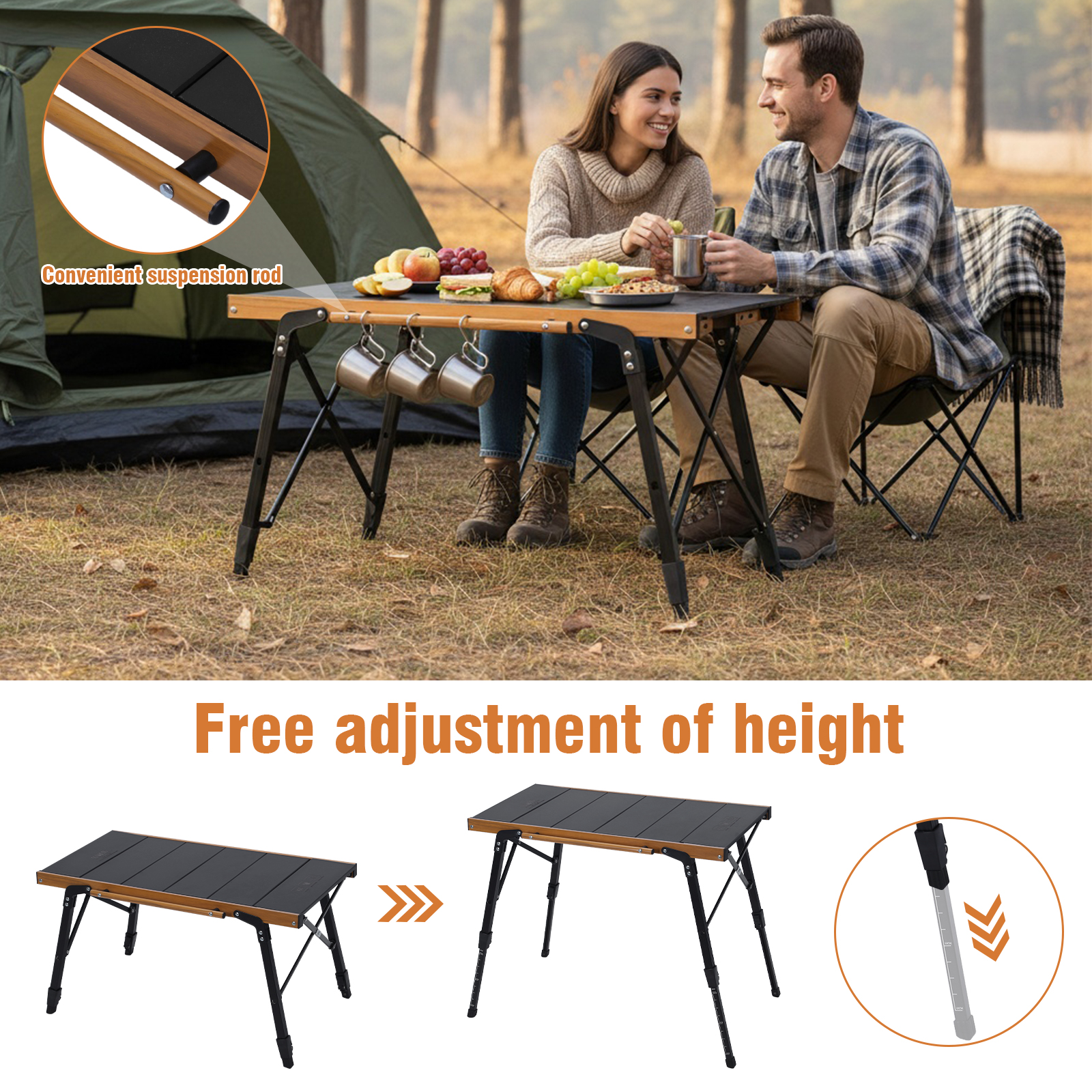 IGT Unit Combination Table wit – обзор и цена Camping Cooking Table With Storage