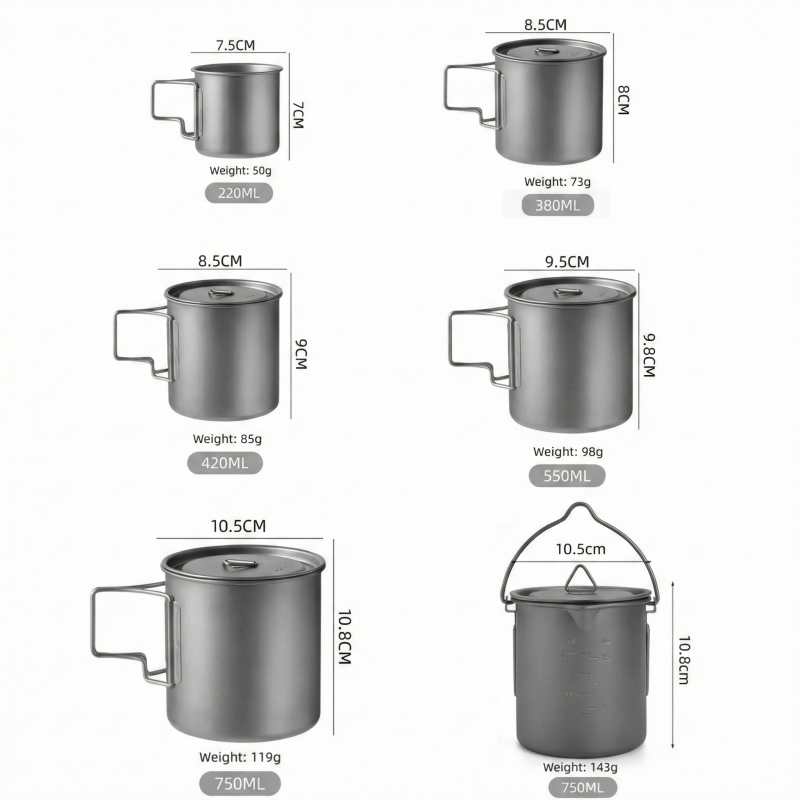 Titanium Camping Mug with Fold – обзор и цена Camping Cooking Cup