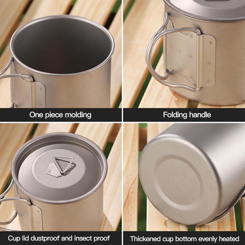 Titanium Camping Mug with Fold – обзор и цена Camping Cooking Cup