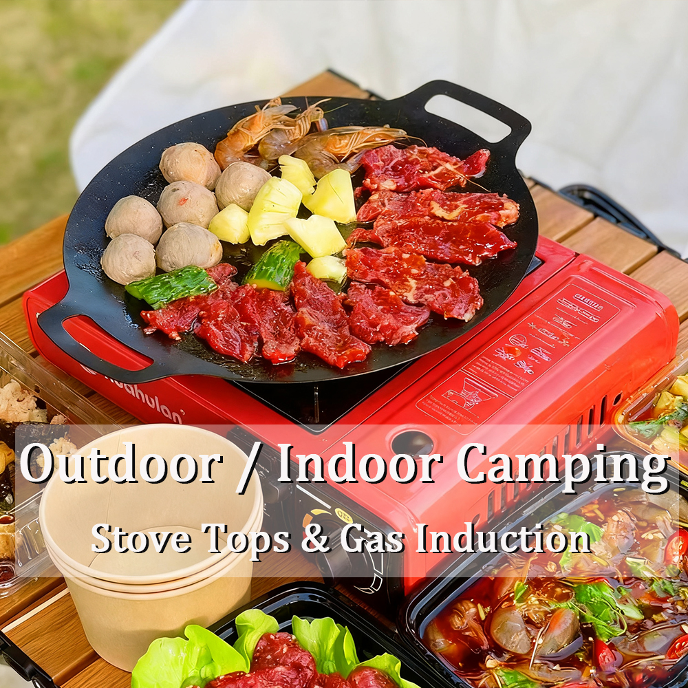 Korean BBQ Grill Pan Non-stick – обзор и цена Camping Cooking Cupboard