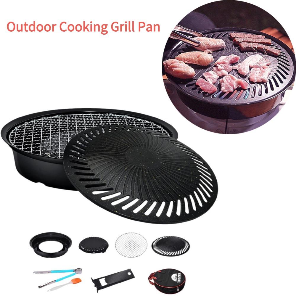 Korean Smokeless Barbecue Gril – обзор и цена Camping Cooking Disc