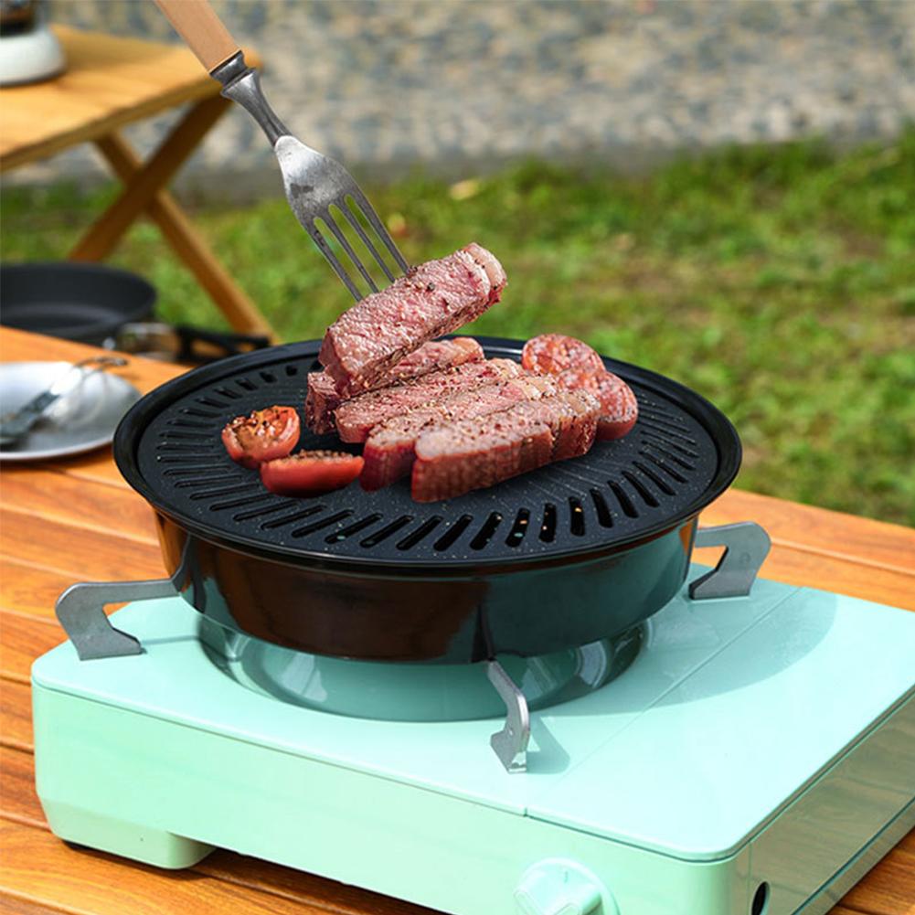 Korean Smokeless Barbecue Gril – обзор и цена Camping Cooking Disc