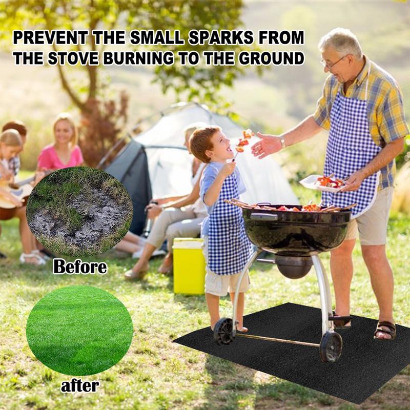 Under Grill Mat Fireplace Fire – обзор и цена Camping Cooking Mat