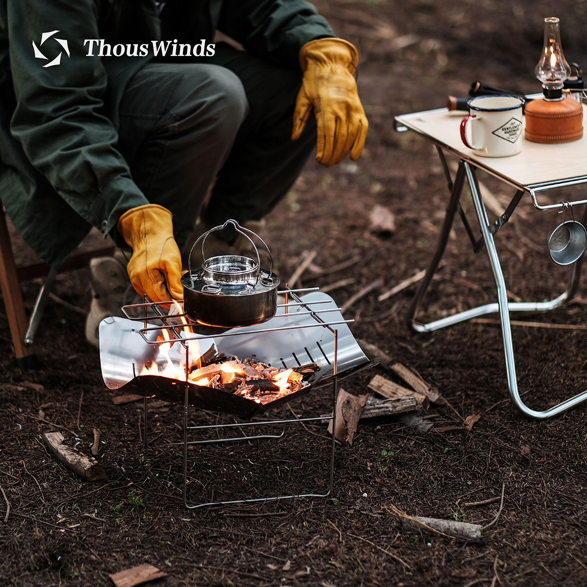 Thous Winds Portable Mini Camp – обзор и цена Camping Cooking Open Fire