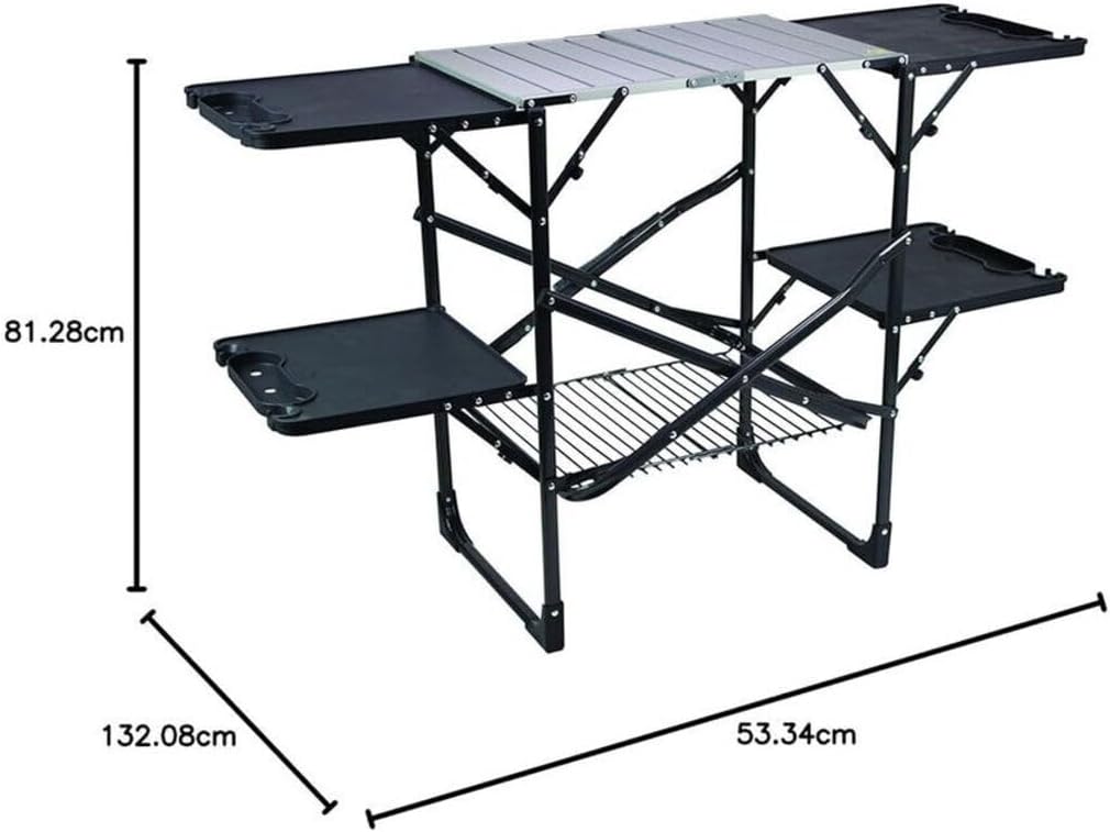 Slim-Fold Cook Station Portabl – обзор и цена Camping Cooking Table With Storage