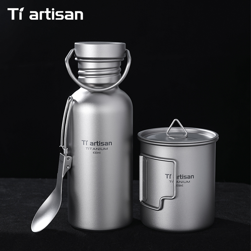 Tiartisan Titanium Cookware 3- – обзор и цена Camping Cooking Set With Bag