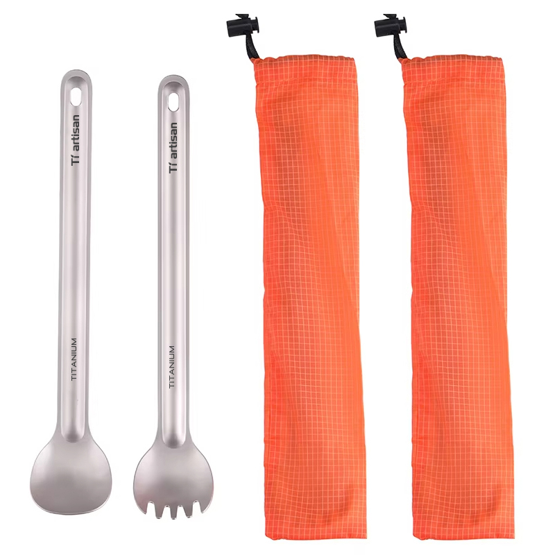 Tiartisan Pure Titanium Cutler – обзор и цена Camp Spork Set