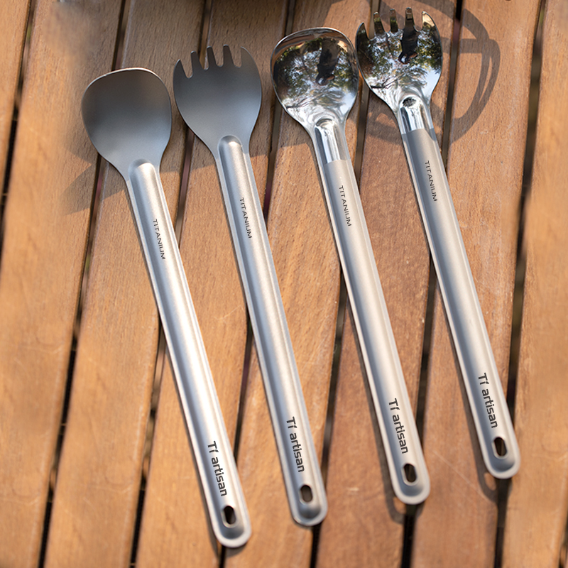 Tiartisan Pure Titanium Cutler – обзор и цена Camp Spork Set