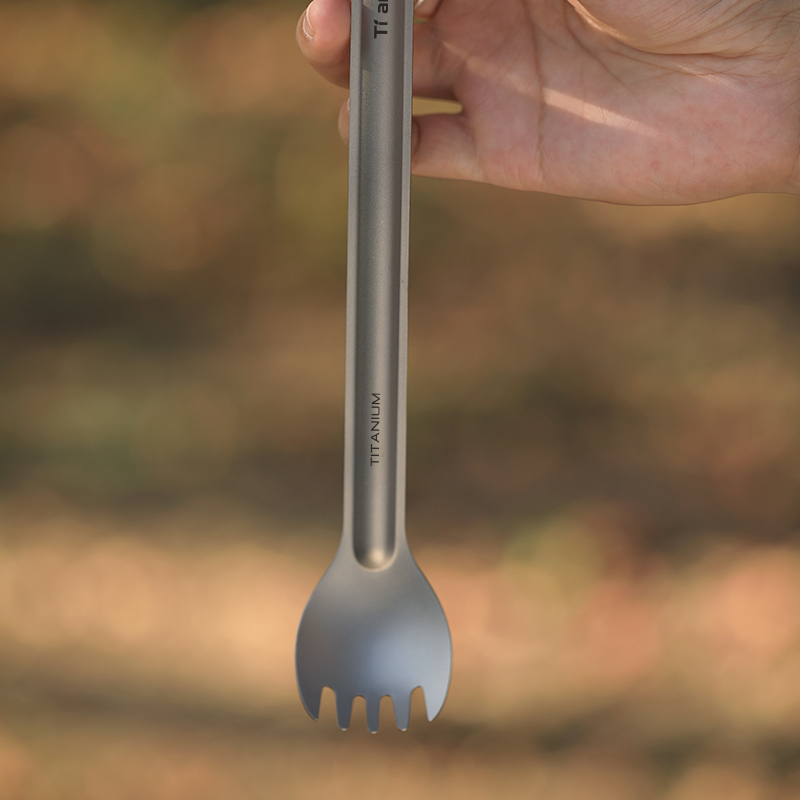 Tiartisan Pure Titanium Cutler – обзор и цена Camp Spork Set