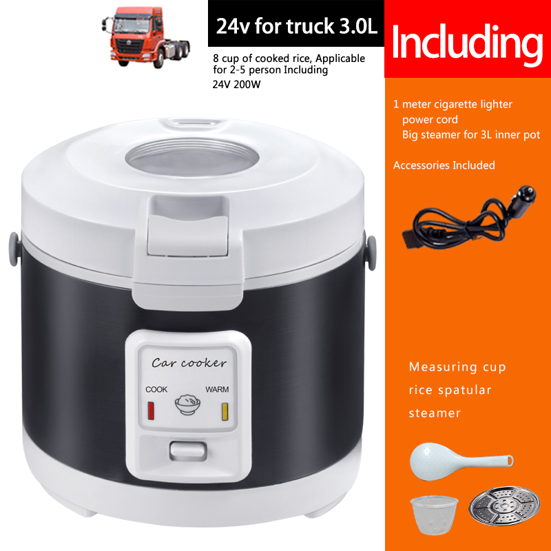 24V Rice Cooker  Truck Soup St – обзор и цена Camping No Cooking Meals