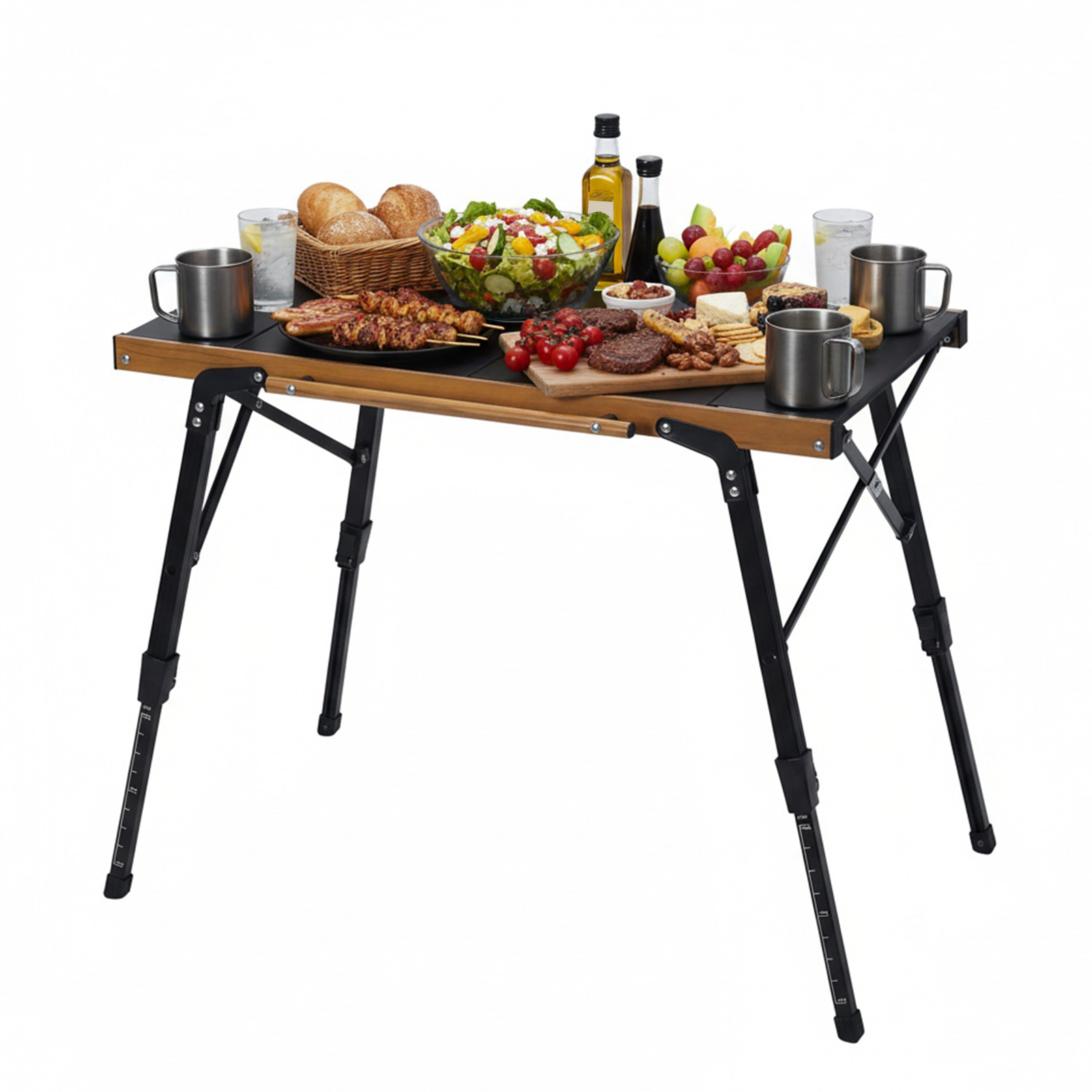 Portable Camping Table with St – обзор и цена Camping Cooking Table With Storage