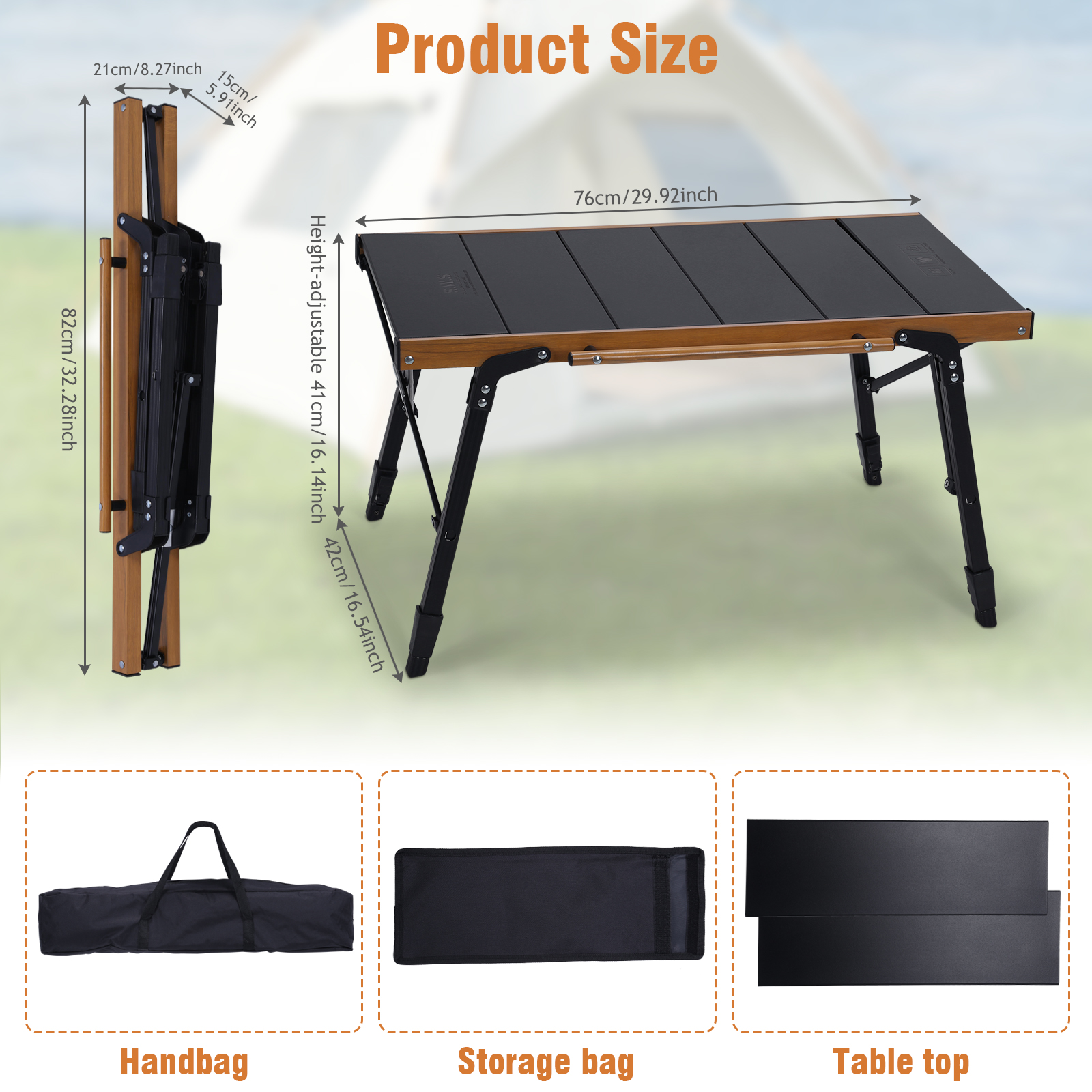 Portable Camping Table with St – обзор и цена Camping Cooking Table With Storage