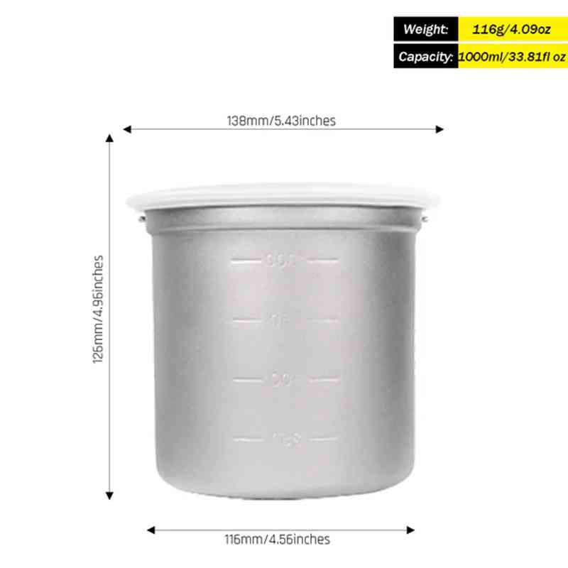 Silverant Camping Titanium Pot – обзор и цена Camping Cooking Open Fire