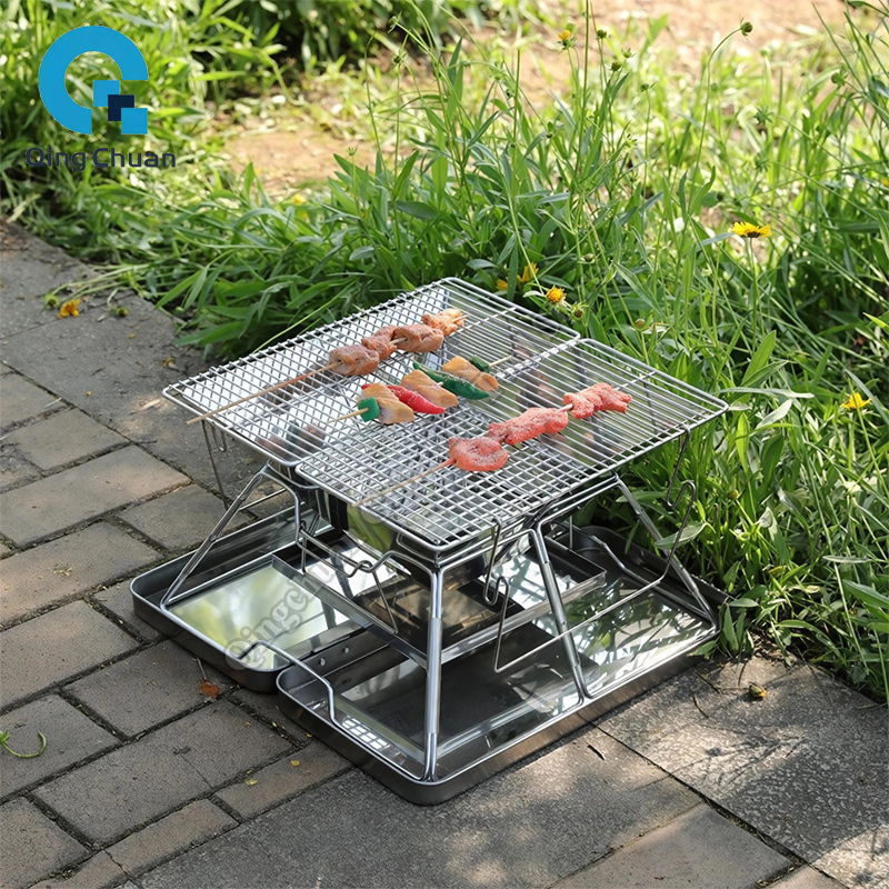 Camping Grill Charcoal Stove F – обзор и цена Camping Cooking Grill