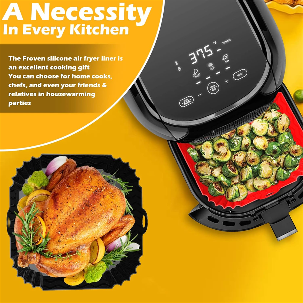 Square Silicone Air Fryer Mats – обзор и цена Camping Cooking Mat