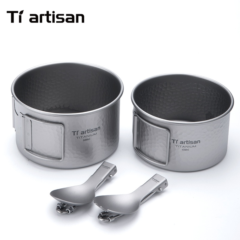 Tiartisan Titanium 4Pcs Cookwa – обзор и цена Camping No Cooking Meals