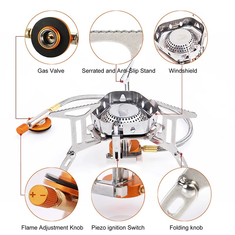 Widesea Camping Burner 3200W W – обзор и цена Camping Cooking Butane