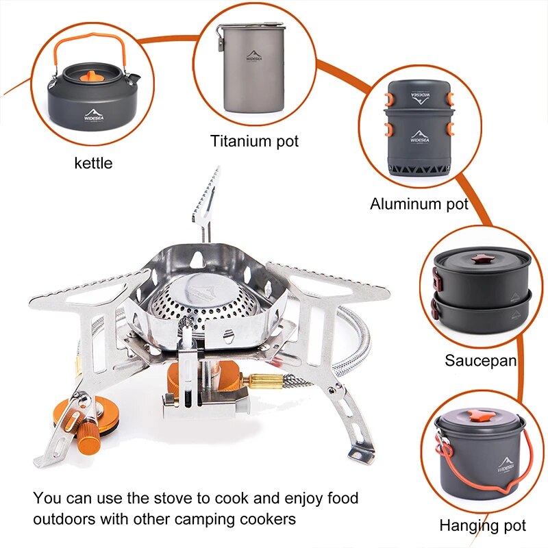 Widesea Camping Burner 3200W W – обзор и цена Camping Cooking Butane