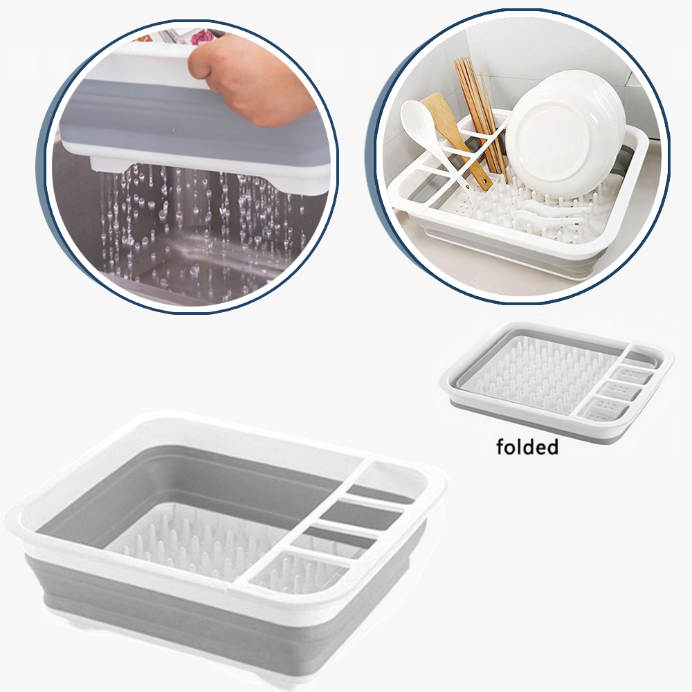 Foldable Dish Drainer Bowl Rac – обзор и цена Camping Cooking Meals