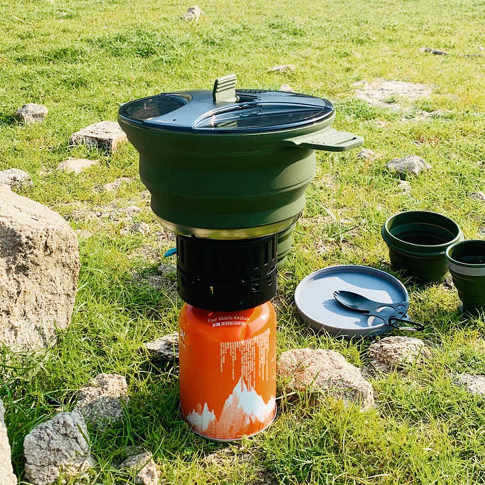 2.5L Silicone Folding Kettle C – обзор и цена Camping Cooking Cup