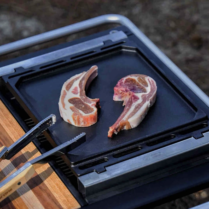 Outdoor Barbecue Grill Plate f – обзор и цена Camping Cooking Disc