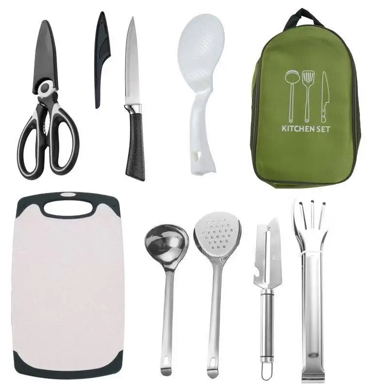 Multifunctional Portable Campi – обзор и цена Camping Cooking Set With Bag