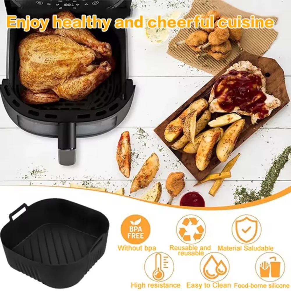 Silicone Air Fryer Mold Oil Fi – обзор и цена Camping Cooking Mat