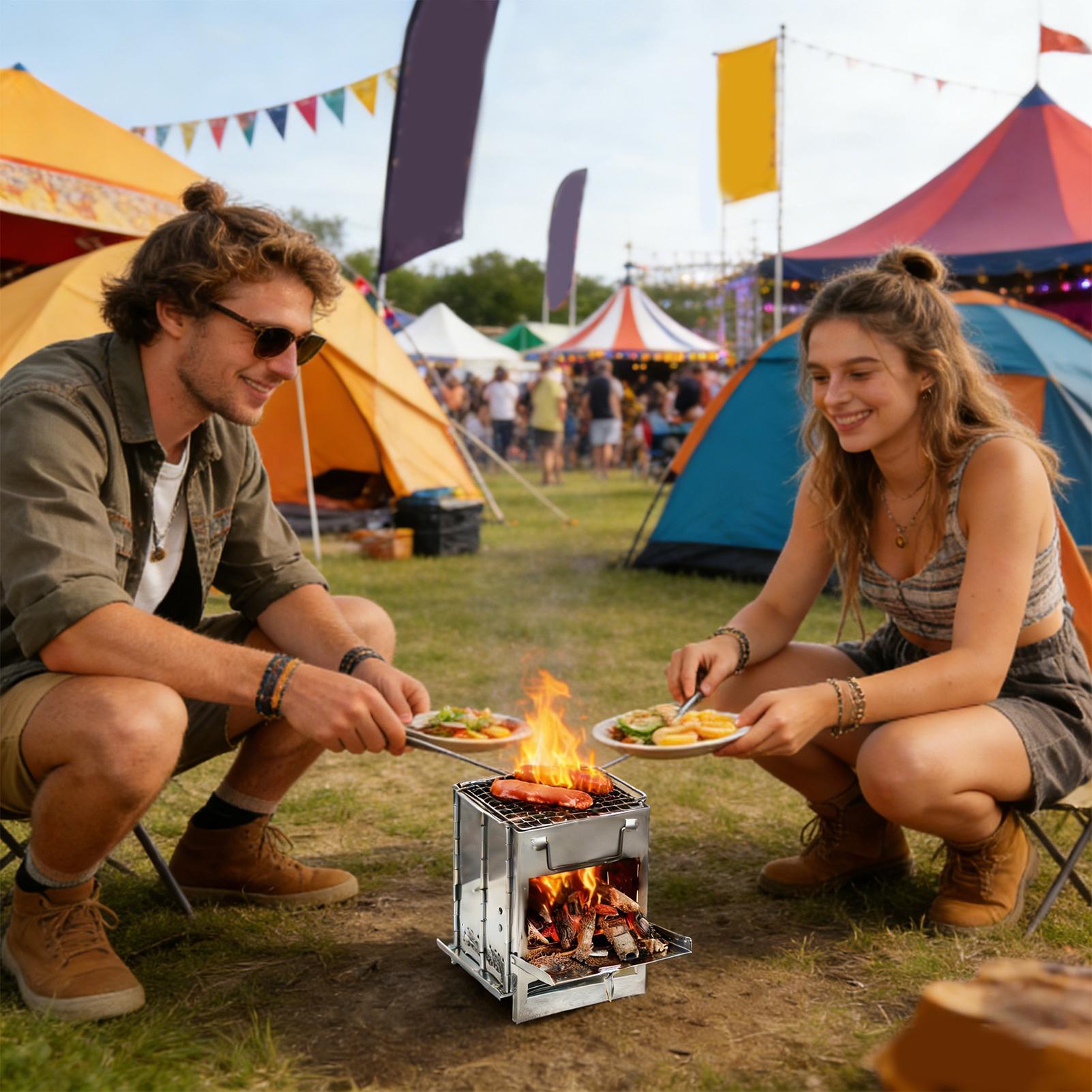 Portable Camping Stove Stainle – обзор и цена Camping No Cooking Meals
