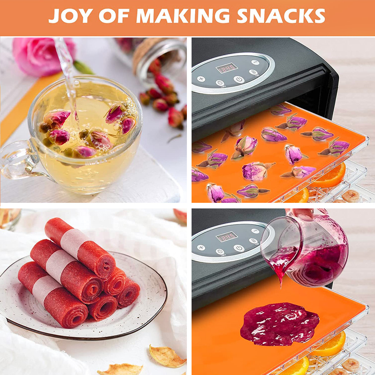 6PCS Silicone Dehydrator Sheet – обзор и цена Camping Cooking Mat