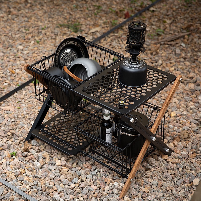 Portable Folding Camping Table – обзор и цена Camping Cooking Table With Storage