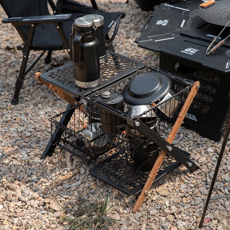 Portable Folding Camping Table – обзор и цена Camping Cooking Table With Storage