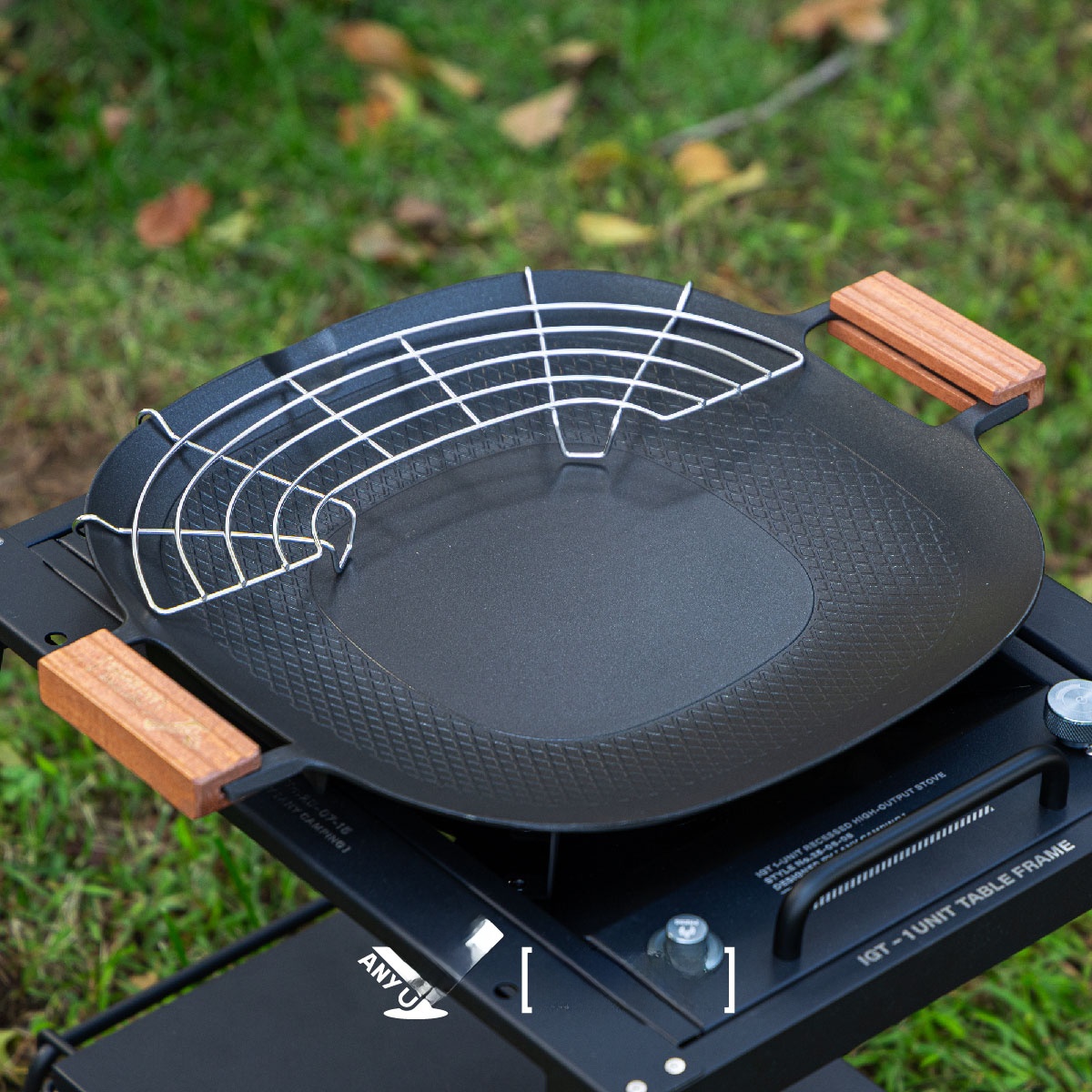 Outdoor Camping BBQ Grill Pan  – обзор и цена Camping Cooking Grill