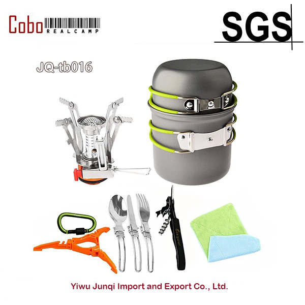 12-17Pcs Camping Cookware Stov – обзор и цена Camp Spork Set