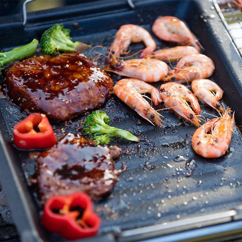 Outdoors Thick Square Grill Pa – обзор и цена Camping Cooking Tray