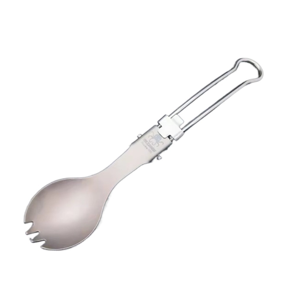 Half Polished Titanium Folding – обзор и цена Camp Spork Set