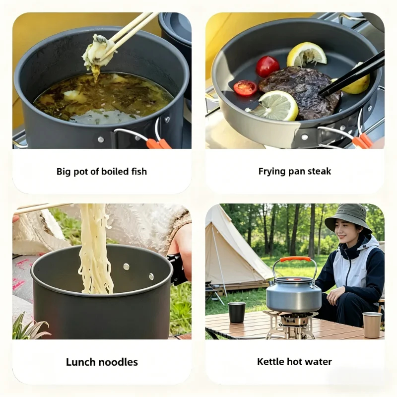 10PCS Ultralight Portable Alum – обзор и цена Camping Cooking Cup