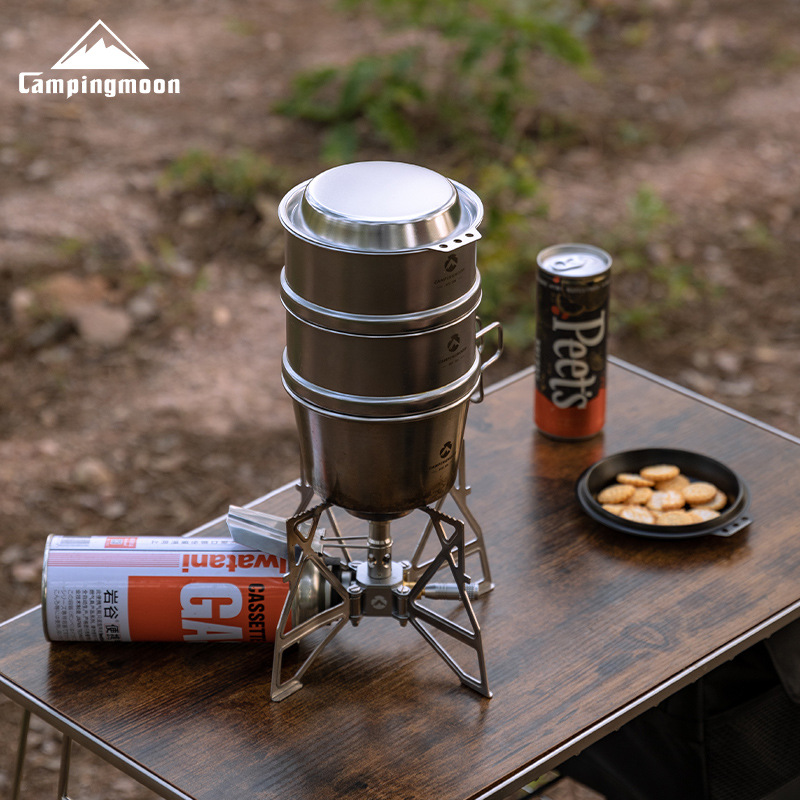 CAMPINGMOON S-SD Thickened Sta – обзор и цена Camping Cooking Meals
