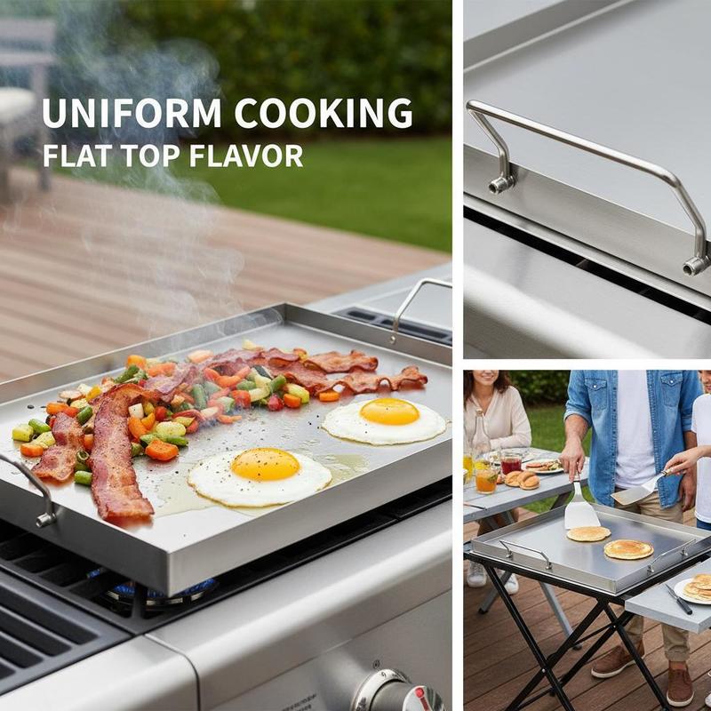 Flat Top Grill Plate 23x16 inc – обзор и цена Camping Cooking Grill